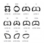 Clema diga neagra, Black coated, Anterior